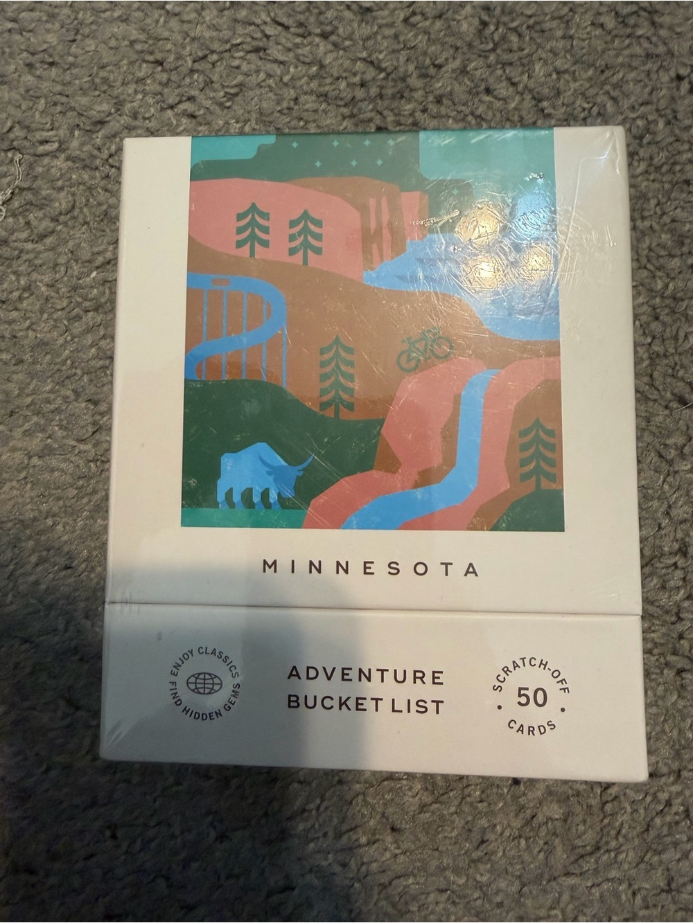 Adventure Bucket List Minnesota Scratch-Off Cards - Multi Color